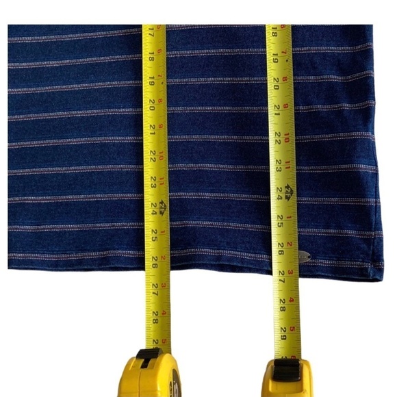 SALSA Men’s T-Shirt Stripe Blue Allover Size Small - Picture 7 of 8